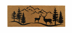 Mountain Deer Winter Doormat 18"x48"