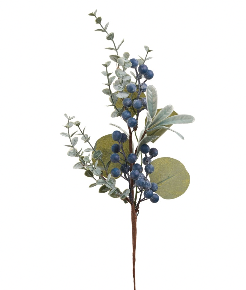 Winter Blueberry Stem 16"