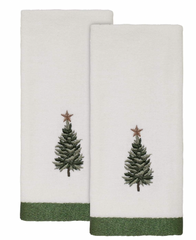 Avanti Whimsical Trees Fingertip Towels Set of 2