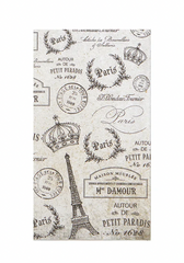 Paris Passport Hostess Napkins 16 Pack