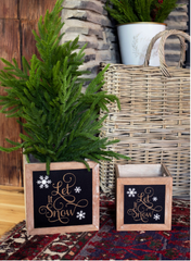 Let It Snow Gift Box Crate