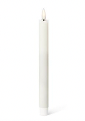 LuxLite LED Taper Candle Shade Sand 9.5"