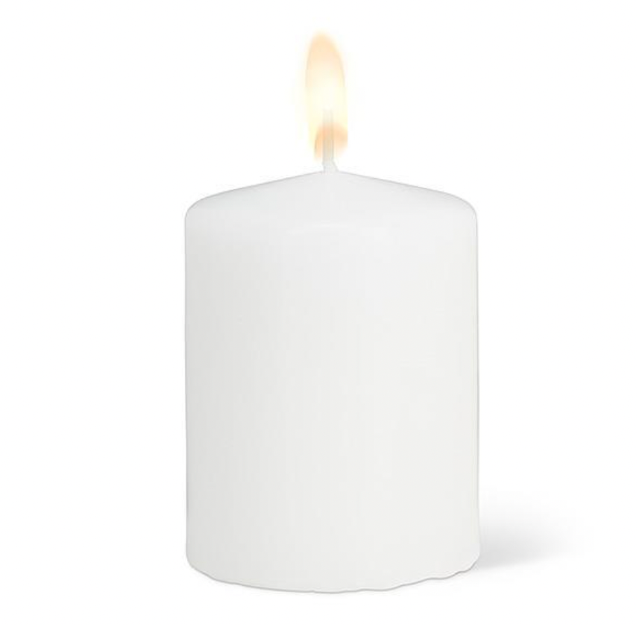 Small Classic Pillar Wax Candle
