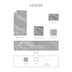 Vesper Duvet Cover and Shams