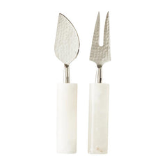Alabaster Cheese Knives Box Gift Set
