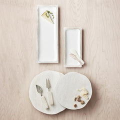 Alabaster Cheese Knives Box Gift Set