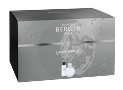 Maison Berger Astral Grey Lamp Gift Set+250 ml White Cashmere