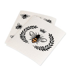 The Amazing Swedish Dishcloth Bee Crest Set of 2