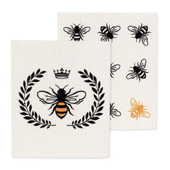 The Amazing Swedish Dishcloth Bee Crest Set of 2