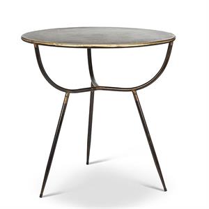 Belvedere Tri Leg Accent Table Brass