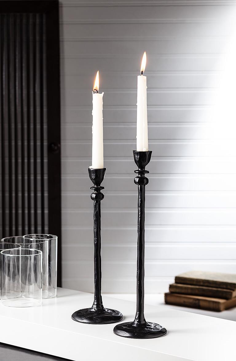 Blacksmith Forge Style Taper Candle Holder