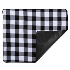 Picnic Blanket 59" x 69" Buffalo Check