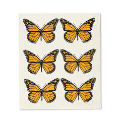 The Amazing Swedish Dishcloth Monarch Butterfly Set of 2
