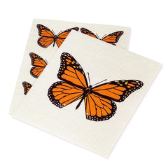 The Amazing Swedish Dishcloth Monarch Butterfly Set of 2
