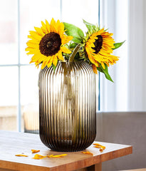 Capsule Vase Hurricane Small Grey