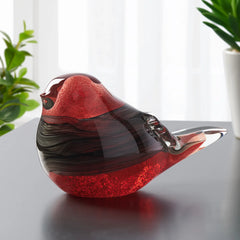 Cardinal Bird Paperweight 3"H