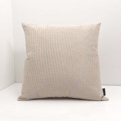 Cascade Silver & Linen Cushion 20" x 20"