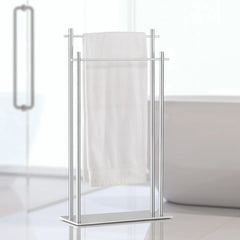 Vero Chrome 2 Tier Towel Stand