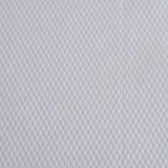 Delano White Microfiber Shower Curtain/Liner