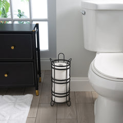 Duke Toilet Paper Holder Black