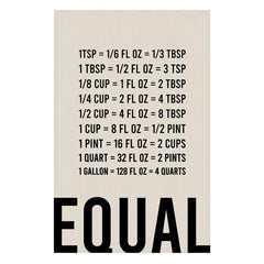 Equal Tea Towel 100% Cotton