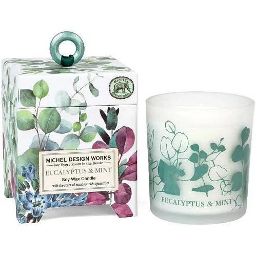 Eucalyptus Min Soy Wax Candle 6.5oz