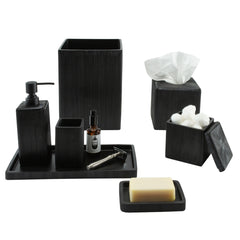 Fitzroy Waste Basket Resin Black