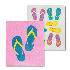 The Amazing Swedish Dishcloth Flip Flops Set of 2