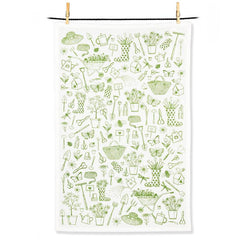 Garden Icons Tea Towel 18x28"L