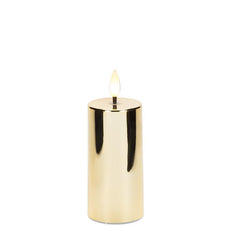 Miralite Gold Metallic Flameless LED Candle 2"x4"