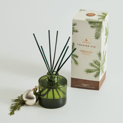 Thymes Frasier Fir Aromatic Petite Reed Diffuser Green