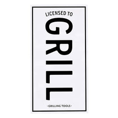 Licensed to Grill Natural BBQ Tools Gift Book Box Set of 3