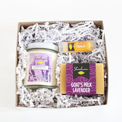 Faerhaven Goat's Milk Lavender Gift Box Set