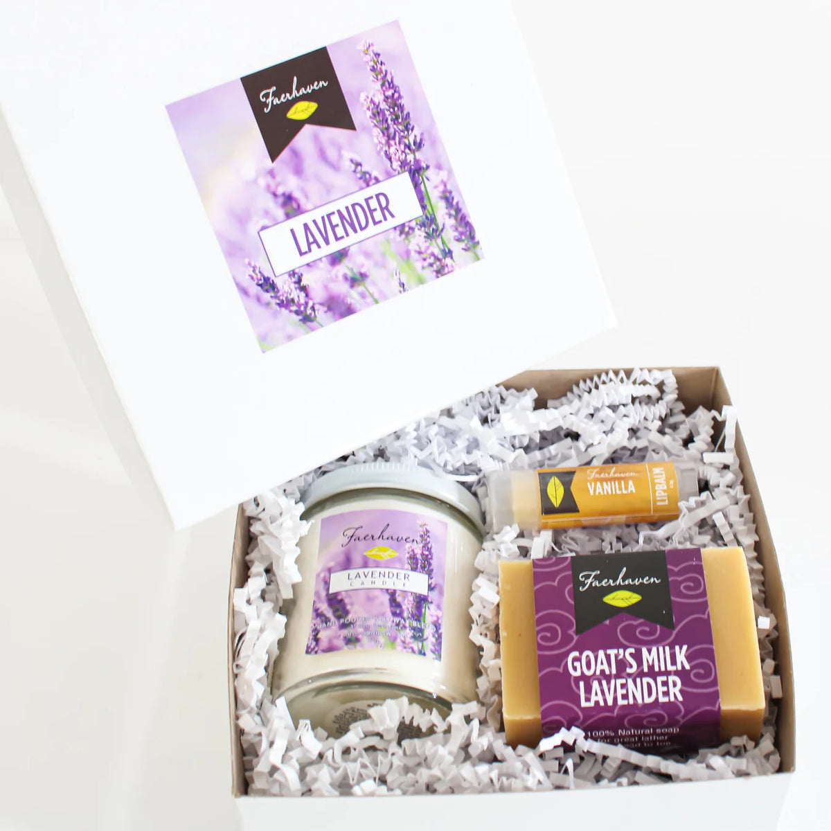 Faerhaven Goat's Milk Lavender Gift Box Set
