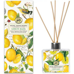 Michel Design Works Lemon Basil Reed Diffuser Home Fragrance