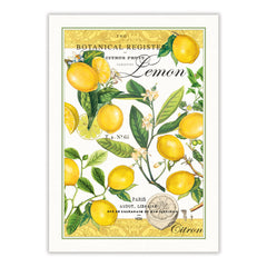 Michel Design Works Lemon Basil Tea Towel 20 x 28" Cotton