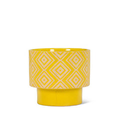 Lemon Yellow T- Planter 5"H