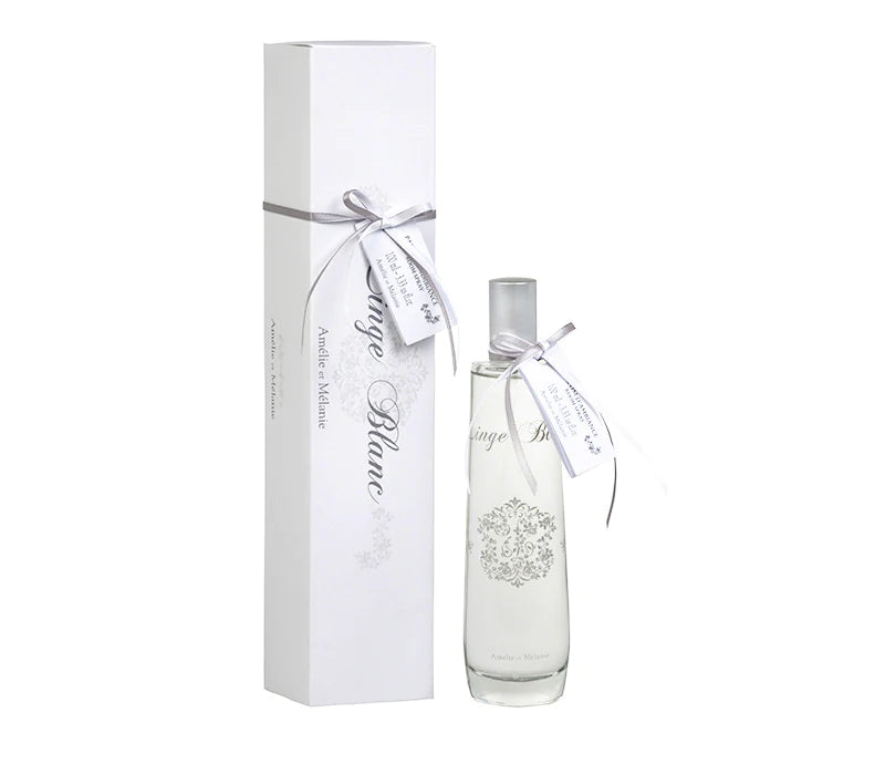 Amelie et Melanie Linge Blanc 100mL Room Spray