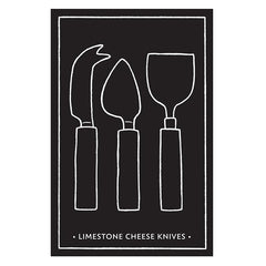 Limestone Cheese Knives Set of 3