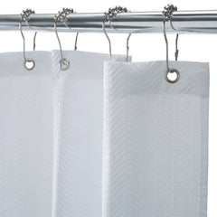 LYON SHOWER LINER / CURTAIN MICROFIBER WHITE 70" X 72"