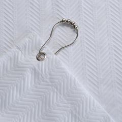 LYON SHOWER LINER / CURTAIN MICROFIBER WHITE 70" X 72"
