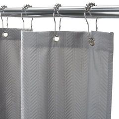 LYON SHOWER LINER / CURTAIN MICROFIBER Grey 70" X 72"