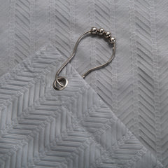 LYON SHOWER LINER / CURTAIN MICROFIBER Grey 70" X 72"