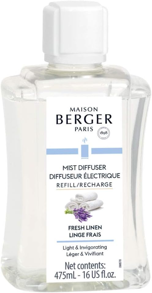 Maison Berger Fresh Linen Mist Diffuser Refill 475ml