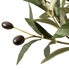 Olive Tree 28"H Cement Potted Faux Plant