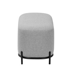 Pender Pin Leg Upholstered Grey Bench 32" x 17" x 18"H