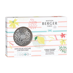 Maison Berger Riviera Car Diffuser Kit Tonic Lemon