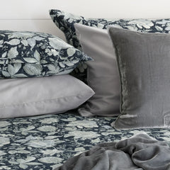Somerset Printed Sateen Duvet Cover & Shams