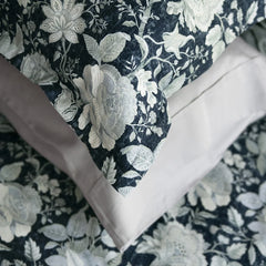 Somerset Printed Sateen Duvet Cover & Shams