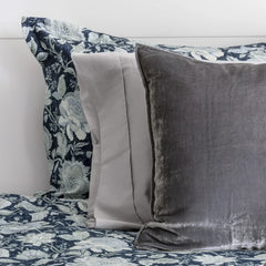 Somerset Printed Sateen Duvet Cover & Shams